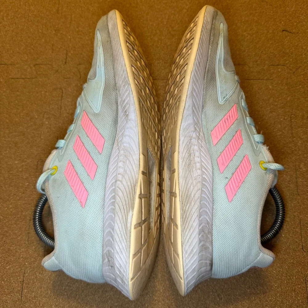 Adidas‎ Runfalcon 2.0 Mens Size 7 Running Shoes Light Blue Pink HR1412